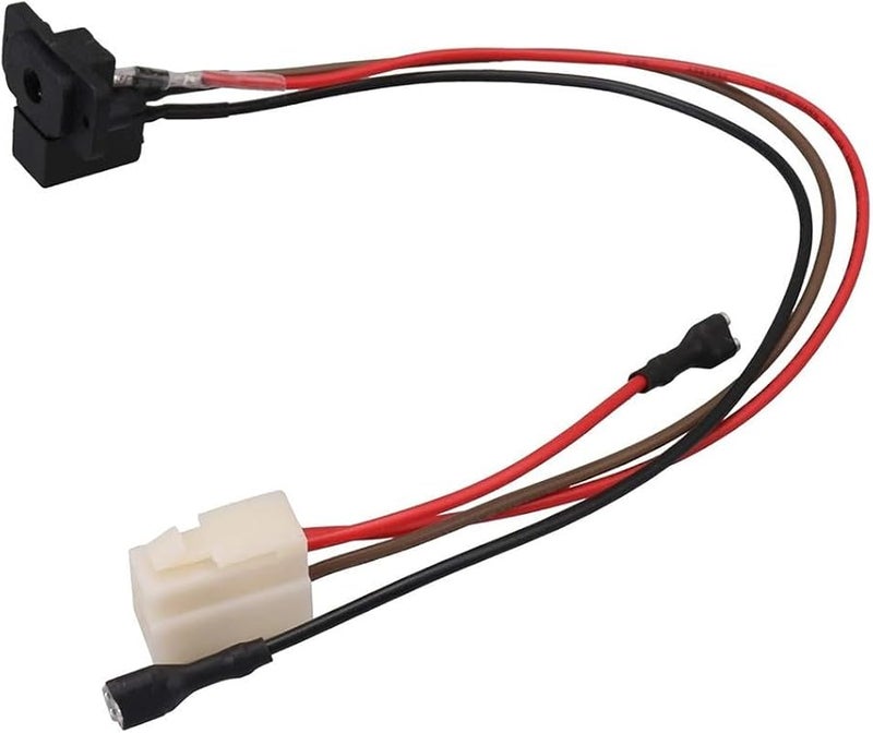 Childrens Electric Car Charger Socket 6V 12V 24V Round Port with Wiring Harness 17A Fuse - Image 3